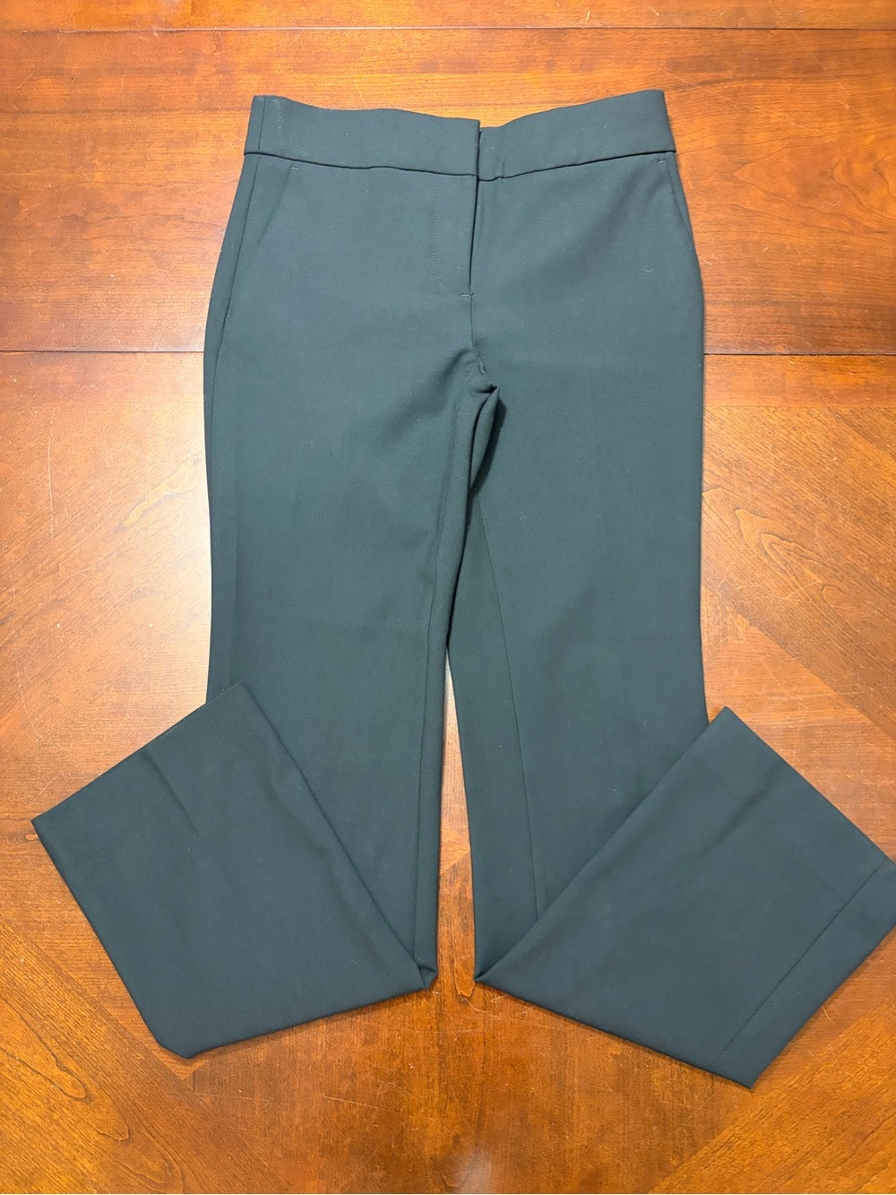 J. Crew Women's Black Straight-Leg Dress Trousers size 2